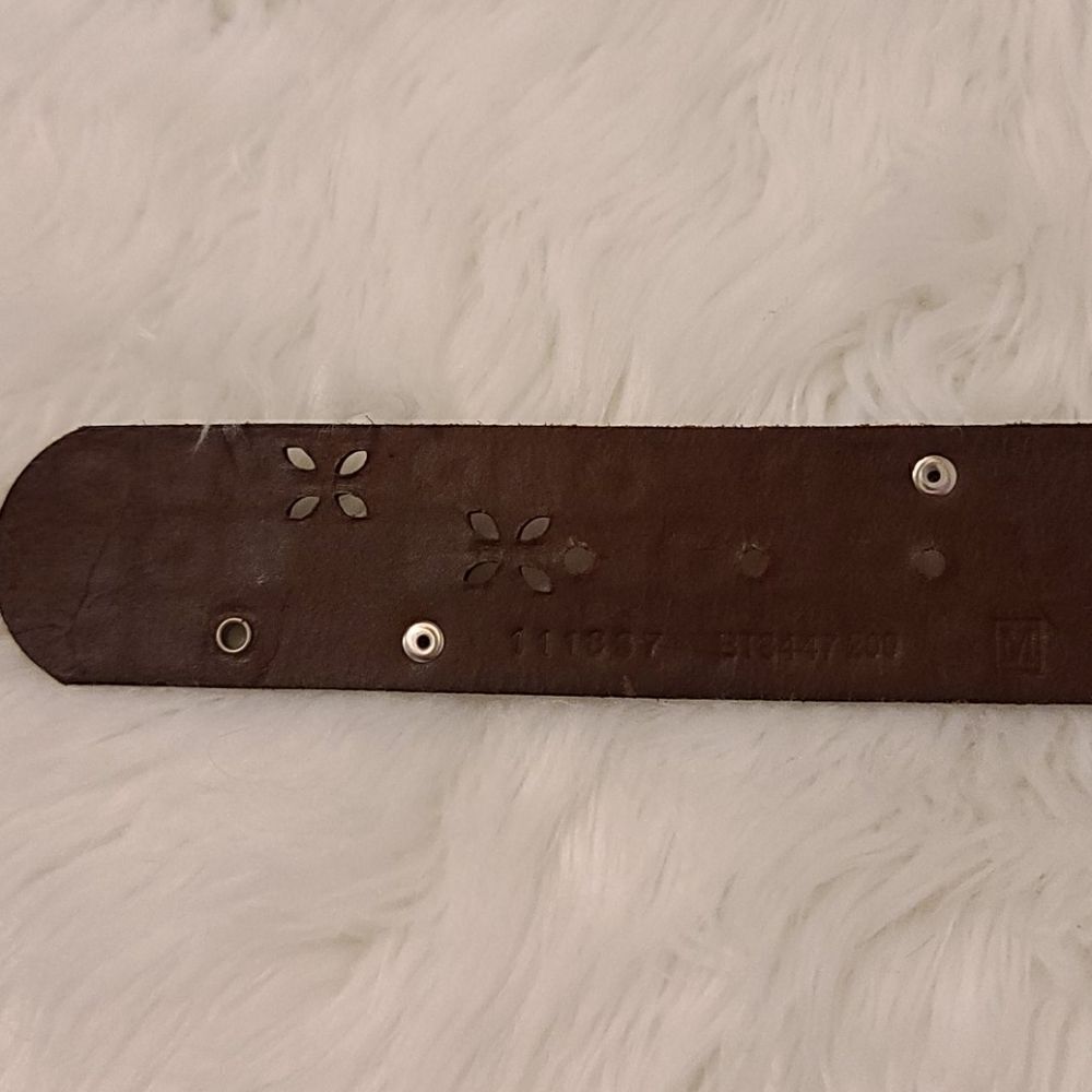 FOSSIL brown leather belt - Picture 4 of 7